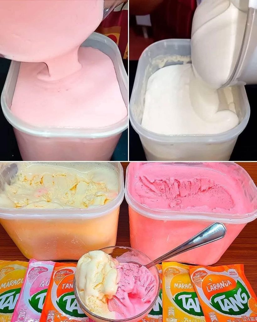 HOMEMADE TANG ICE CREAM Easy Cooking